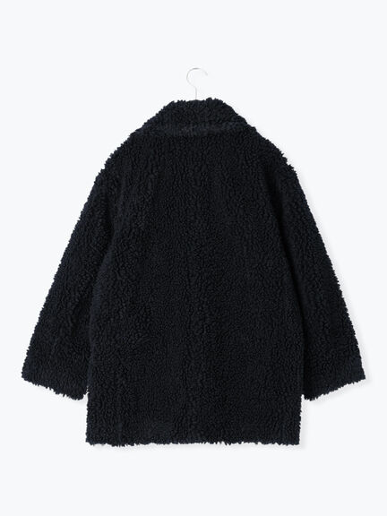 【佐藤晴美着用】テディボアミディコート（ブラウン/ネイビー）｜Te chichi（テチチ）通販