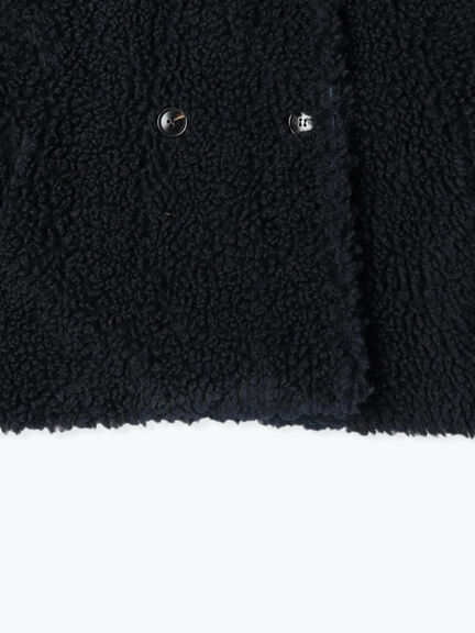 【佐藤晴美着用】テディボアミディコート（ブラウン/ネイビー）｜Te chichi（テチチ）通販