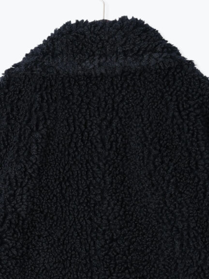 【佐藤晴美着用】テディボアミディコート（ブラウン/ネイビー）｜Te chichi（テチチ）通販