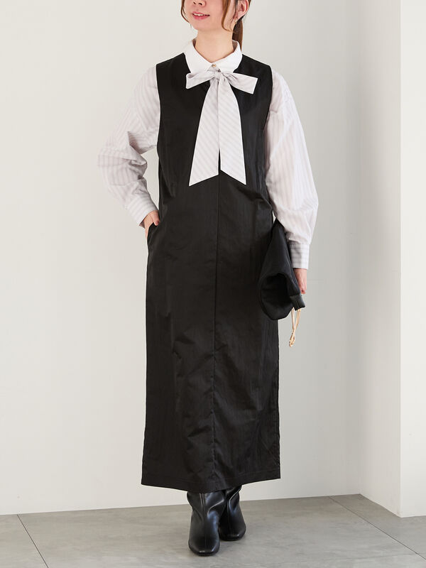 ナイロンスキッパージャンスカ（ブラック）｜Te chichi（テチチ）通販