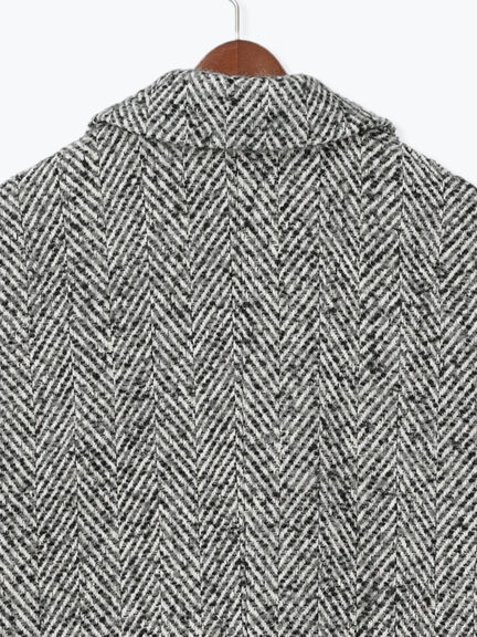 ピークドラペルダブルジャケット（チャコールグレー/ブラック/キャメル）｜Te chichi（テチチ）通販