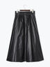 グロッシーレザーライクフレアスカート（ブラック/ブラウン）｜Te chichi（テチチ）通販
