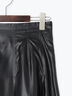 グロッシーレザーライクフレアスカート（ブラック/ブラウン）｜Te chichi（テチチ）通販