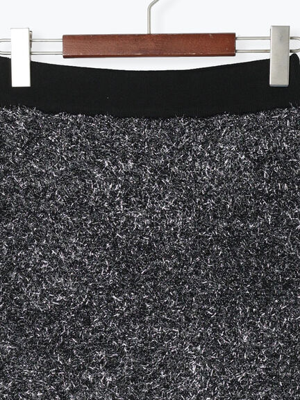 【Atelier Soirée】ラメシャギーニットスカート（グレー）｜Te chichi（テチチ）通販