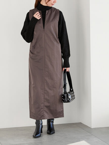 ミックスラメハイネックニット（オフホワイト/ブラック/ネイビー）｜Te chichi（テチチ）通販