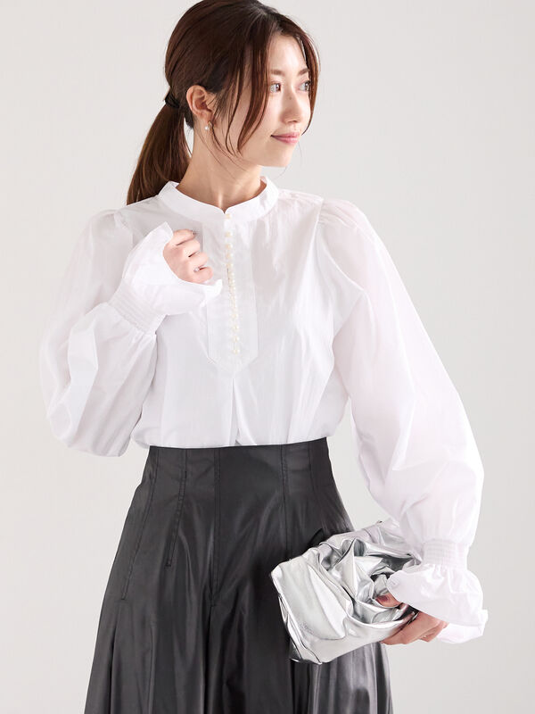 シャルマントサック シャルマントファム パールブラウス エッグ シャルマントサック シャルマントファム パールブラウス エッグ