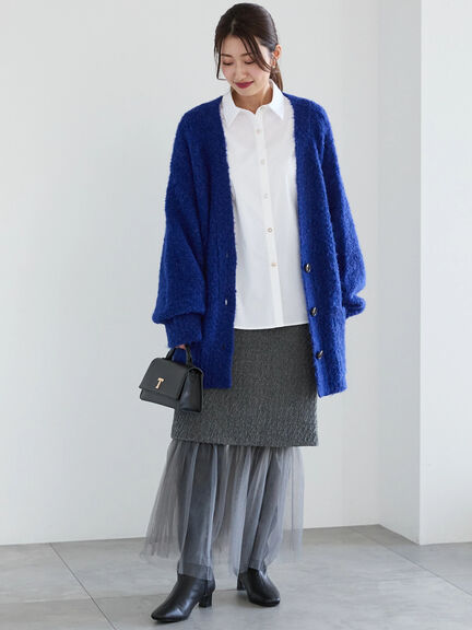 【佐藤晴美着用】マルチWAYレイヤードスカート（グレー/ブラック）｜Te chichi（テチチ）通販