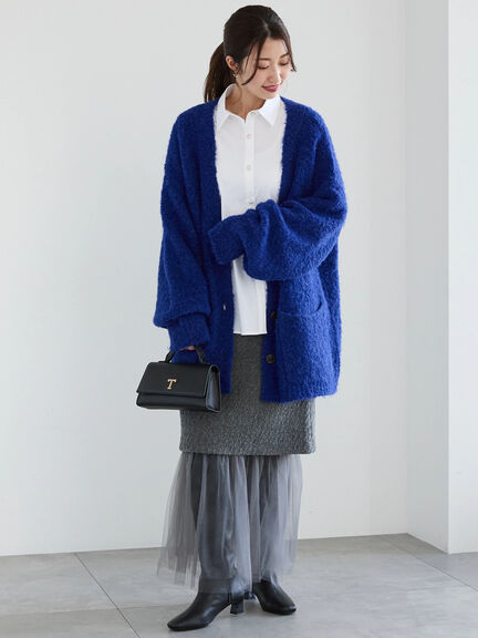 【佐藤晴美着用】マルチWAYレイヤードスカート（グレー/ブラック）｜Te chichi（テチチ）通販