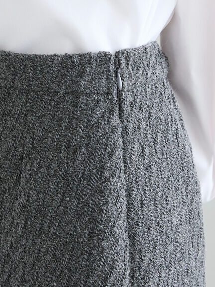 【佐藤晴美着用】マルチWAYレイヤードスカート（グレー/ブラック）｜Te chichi（テチチ）通販