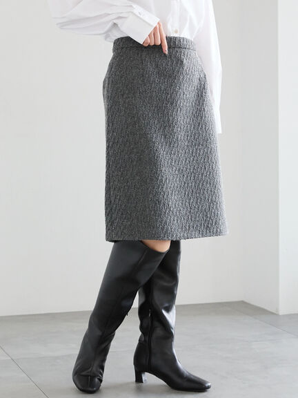 【佐藤晴美着用】マルチWAYレイヤードスカート（グレー/ブラック）｜Te chichi（テチチ）通販