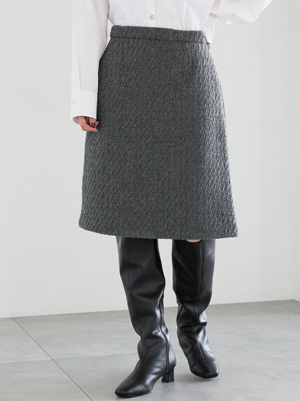 【佐藤晴美着用】マルチWAYレイヤードスカート（グレー/ブラック）｜Te chichi（テチチ）通販