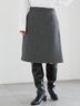 【佐藤晴美着用】マルチWAYレイヤードスカート（グレー/ブラック）｜Te chichi（テチチ）通販