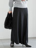 【佐藤晴美着用】サテンナロースカート（ブラック）｜Te chichi（テチチ）通販