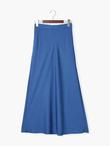 【佐藤晴美着用】サテンナロースカート（ブラック/イエロー/ブルー）｜Te chichi（テチチ）通販