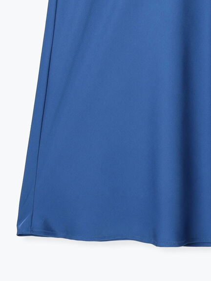 【佐藤晴美着用】サテンナロースカート（ブラック/イエロー/ブルー）｜Te chichi（テチチ）通販