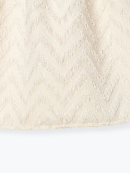 カットジャカードボンディングキャミソール（セットアップ可）（オフホワイト/ブラック）｜Te chichi（テチチ）通販