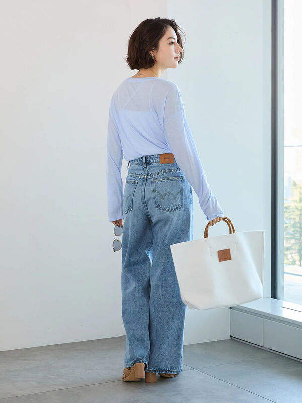 新品タグ付 2025新作 シニカル デニム ワイド パンツ Mサイズ