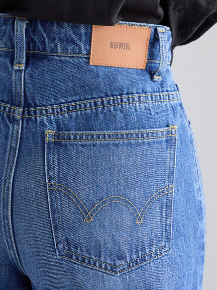 【EDWIN別注】ワイドデニムパンツ《2025spring catalog item》（サックスブルー/ブルー）｜Te chichi（テチチ）通販