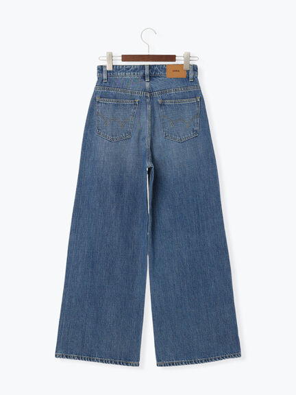 【EDWIN別注】ワイドデニムパンツ《2025spring catalog item》（サックスブルー/ブルー）｜Te chichi（テチチ）通販