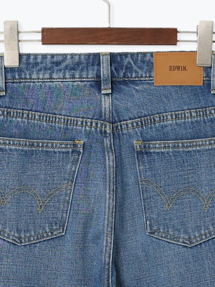 【EDWIN別注】ワイドデニムパンツ《2025spring catalog item》（サックスブルー/ブルー）｜Te chichi（テチチ）通販