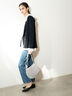 【宮本茉由着用】【EDWIN別注】ストレートデニムパンツ《2025spring catalog item》（サックスブルー）｜Te chichi（テチチ）通販