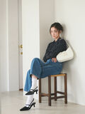 【宮本茉由着用】【EDWIN別注】ストレートデニムパンツ《2025spring catalog item》（ブルー）｜Te chichi（テチチ）通販