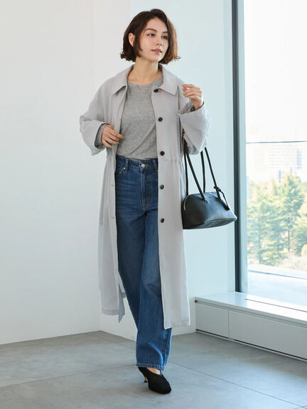 【宮本茉由着用】【EDWIN別注】ストレートデニムパンツ《2025spring catalog item》（サックスブルー/ブルー）｜Te chichi（テチチ）通販