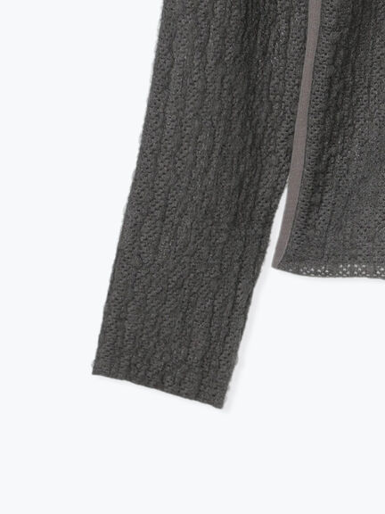 【Atelier Soirée】ジャカードハイネックニット（グレー）｜Te chichi（テチチ）通販