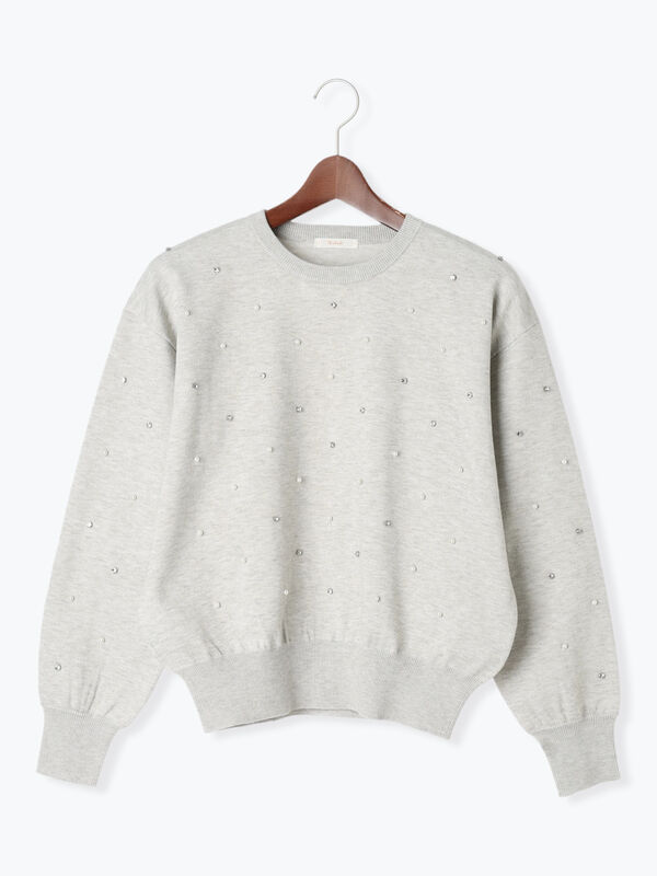 Te chichi CLASSIC ニット セーター ビジューパール