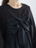 【セレモニーアイテム】リボンビスチェドッキングブラウス（セットアップ可）（ブラック）｜Te chichi（テチチ）通販