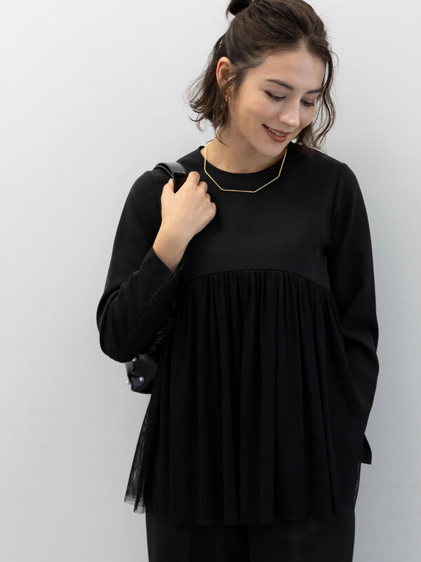 セール】 【セレモニーアイテム】チュールギャザーヘムドッキング