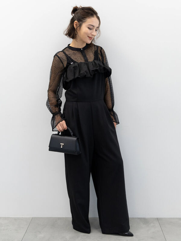 セール】 【セレモニーアイテム】バルーンフリルオールインワン