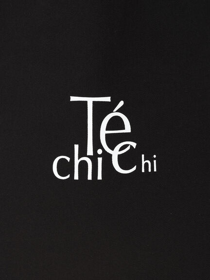 ファブリックトートバック(ロゴマーク)（オフホワイト/ブラック）｜Te chichi（テチチ）通販