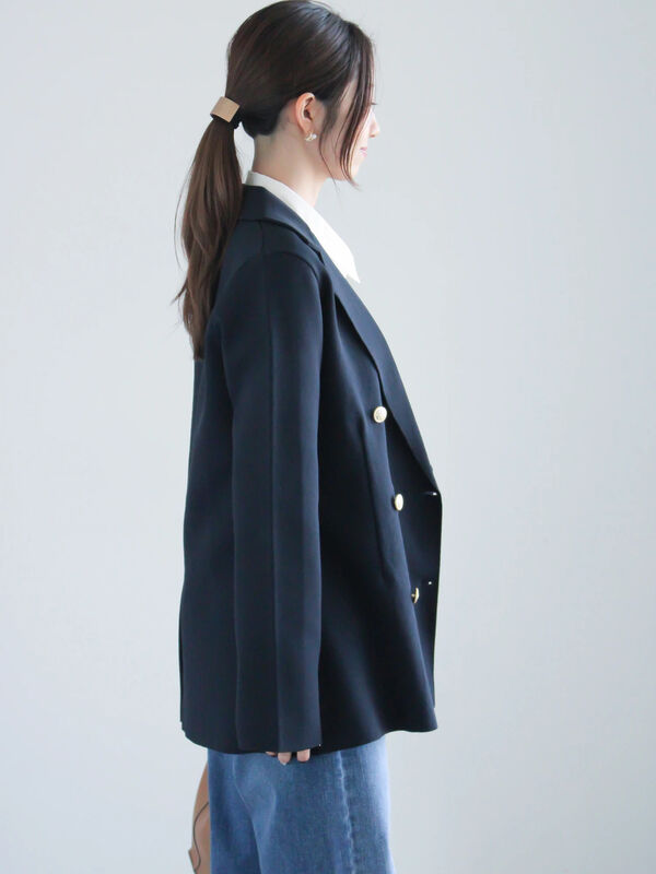 セール】 ミラノリブダブルジャケット《2025spring catalog item