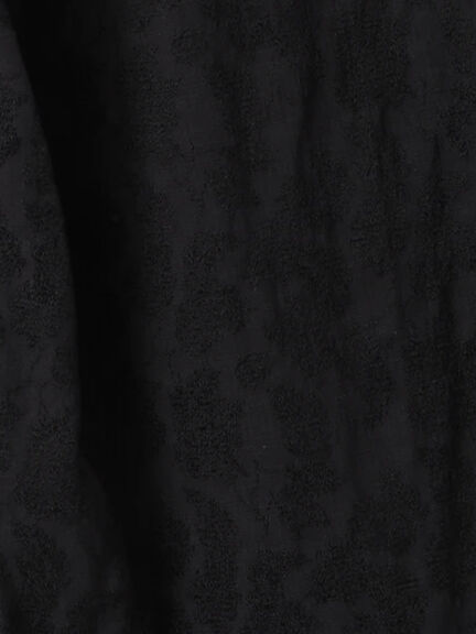 【WEB限定】フローラルジャカードストレートパンツ【セレモニーアイテム】（ブラック）｜Te chichi（テチチ）通販