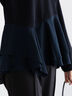 【WEB限定】カットジョーゼット切替ブラウス【セレモニーアイテム】（ネイビー）｜Te chichi（テチチ）通販