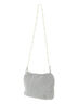 編み地シャイニーミニショルダー《2025spring catalog item》（シルバー/ブラック/ブロンズ）｜Te chichi（テチチ）通販