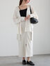 シームレスカップ付きアシメキャミソール《2025spring catalog item》（オフホワイト/ブラック）｜Te chichi（テチチ）通販