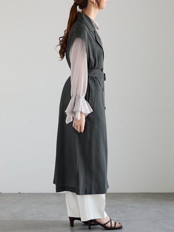 セール】 シアーロングトレンチジレ《2025spring catalog item