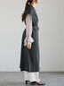 シアーロングトレンチジレ《2025spring catalog item》（チャコールグレー/ベージュ）｜Te chichi（テチチ）通販