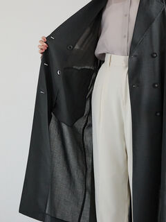 セール】 シアーロングトレンチジレ《2025spring catalog item