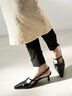 ポインテッドTストラップミュール《2025spring catalog item》（シルバー/ブラック/レッド）｜Te chichi（テチチ）通販