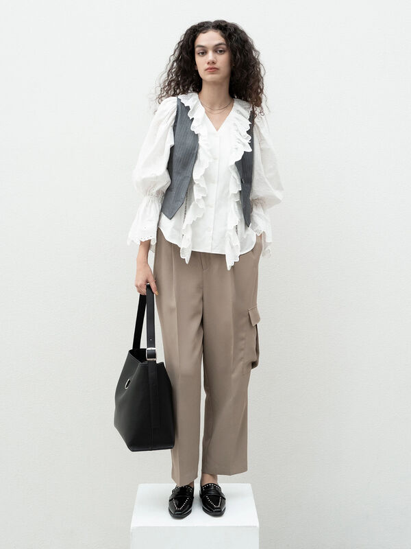 合皮バケツワンショルダーバッグ《2025spring catalog item