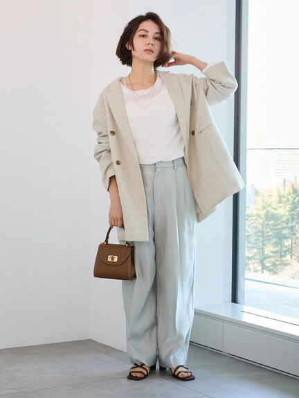 ストラップサンダル《2025summer catalog item》（ベージュ/ブラウン）｜Te chichi（テチチ）通販