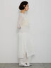【Atelier Sucre】サイドスリットレイヤードレースワンピース《2025spring catalog item》（オフホワイト）｜Te chichi（テチチ）通販