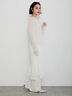 【Atelier Sucre】サイドスリットレイヤードレースワンピース《2025spring catalog item》（オフホワイト）｜Te chichi（テチチ）通販