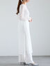 【Atelier Sucre】サイドスリットレイヤードレースワンピース《2025spring catalog item》（オフホワイト）｜Te chichi（テチチ）通販