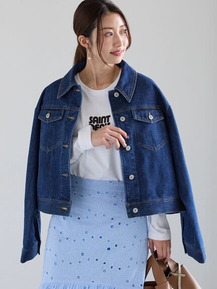 美品春物Je chichiのジャケットとCheytoi スカート 01_001-432.jpg