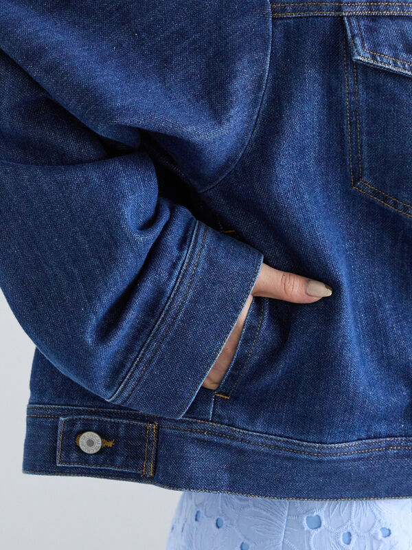 新品　ルーズシルエットGジャン セール】 デニムルーズシルエットGジャン（ブルー/アウター