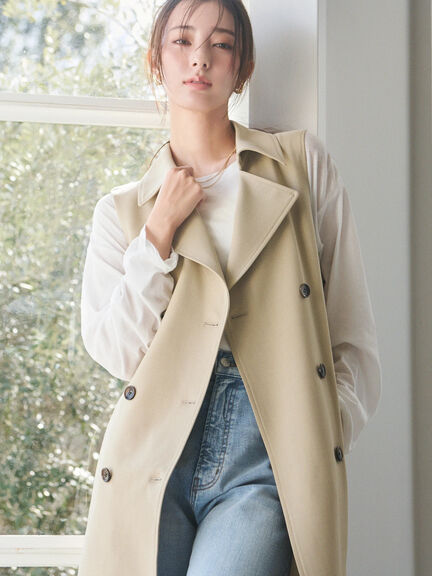 【宮本茉由着用】ストレートシルエットDenim（オフホワイト/サックスブルー/ブルー）｜Te chichi（テチチ）通販